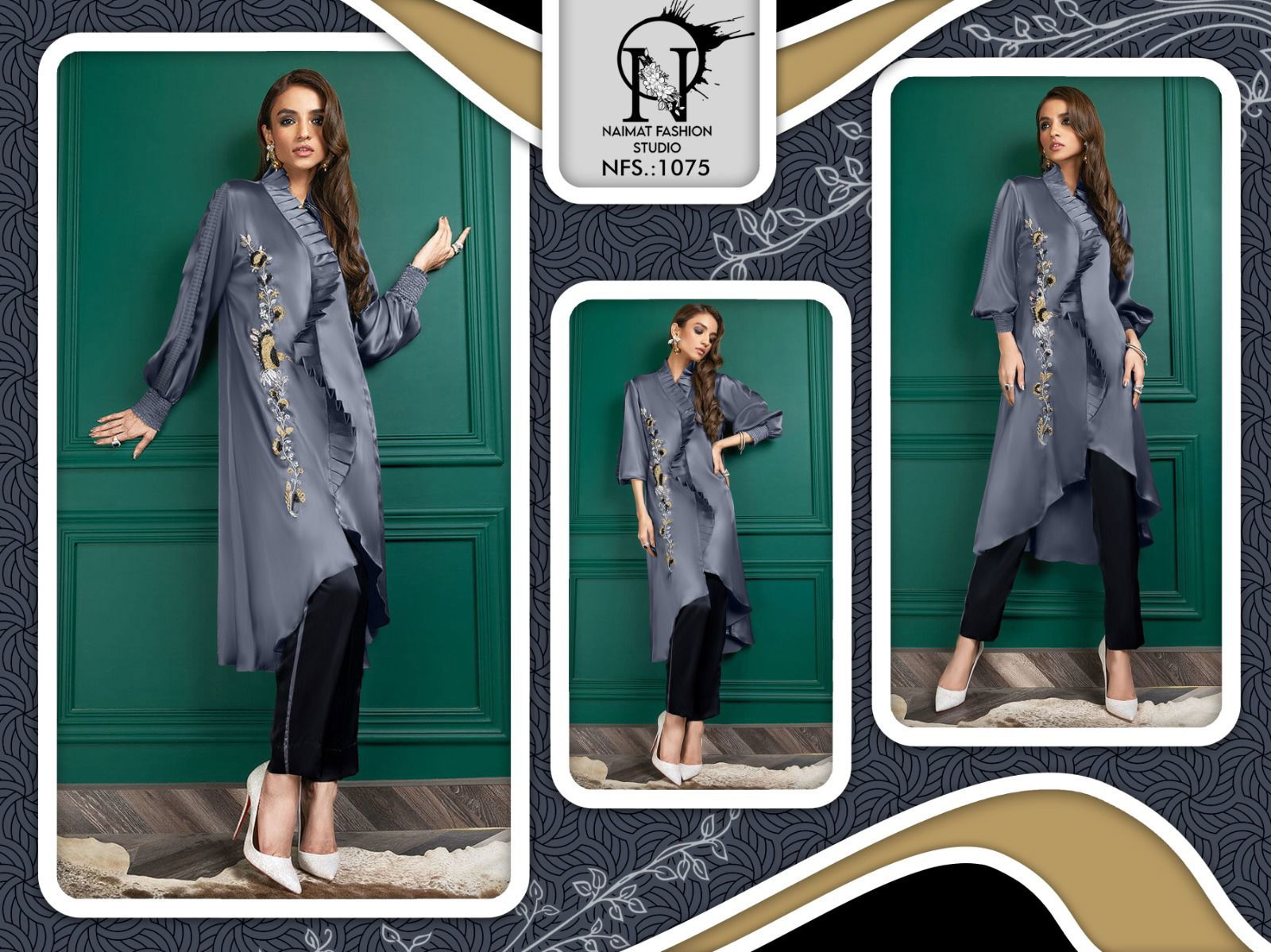 Naimat Fashion Studio 1075 Tunic Designer Kurtis Catalog